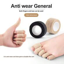 1 Cuộn Bảo Vệ Ngón Chân Thoải Mái - Băng Bảo Vệ Ngón Chân, Băng Chống Ma Sát 2.5CM, Băng Tự Dính, Băng Bọc Ngón Chân Phụ Kiện Tập Gym - Màu be - Xem 6
