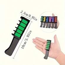 Disposable Colorful Hair Dyeing Comb, Multi-Color Pastel Chalk Hair Color Brush,Women Valentine Gift Birthday Boyfriend Girlfriend