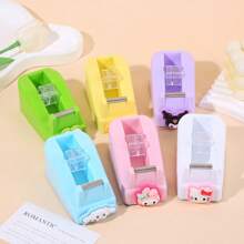 Sanrio Cute Desktop Non-Slip Sanrio Tape Cutter Transparent Tape Dispenser Cartoon Scrapbooking Tapecase Back To School