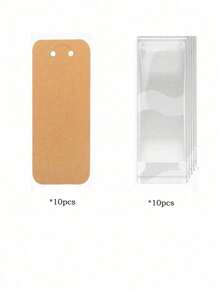 20/50/100pcs Gift Packaging Blank Card Key Chain Display Card