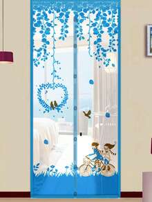 1 Pc Magnetic Mesh Curtain, Anti-Mosquito Bedroom Divider, Wind Proof Fly Proof Screen Door, Self-Adhesive Magnetic Soft Screen For Summer, Essential Home Protection Product - Multicolor - View 26