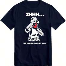 Shhh The Empire Deadpool T-Shirt Funnyie Tee Shirt Uni Top - màu đen - Xem 1