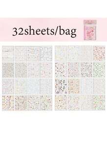 1pc Dopamine 3.0 Mini Decorative Sticker Book, Suitable For Scrapbooking, DIY Planner, Album Decoration, Card Making,School Supplies,Back To School
