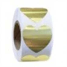 1roll 500 Stickers 1.5 Inch Pink Heart Laser Valentine's Day Sealing Sticker Envelope Decoration Sticker Label, Gift Box Decor Bag Packaging Label Sealing Decals Party Favors,School Supplies,Back To School - Multicolor - View 12