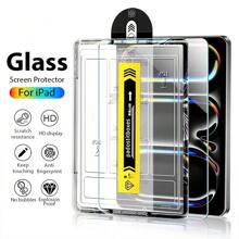 For IPad Advanced Screen Protector Upgraded Tempered Glass IPad Air 4/5/6/Pro11 13 9.7inch 10.2Full Cover Easy Installation Automatic Dust Removal Kit