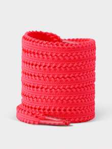 Athletic Shoelace Replacement String, Black & White Wheat Design Suitable For Men & Women - Multicolor - View 13