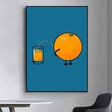 1 buc. Postere de perete cu ramă opțională, poster distractiv cu mâncare, potrivit pentru sufragerie, bar, pictură decorativă vintage pe pânză, artă fără ramă - Multicolor - Vizualizare 53