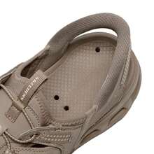 Skechers 一脚蹬/凉鞋镂空封闭式鞋头男士休闲沙滩鞋，237473-TAN - -譚 - 查看 6