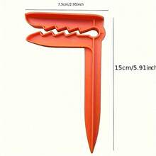 4pcs Beach Towel Clips Set Orange Secure Clamp For Wind Resistant Outdoor Use - Orange - View 9