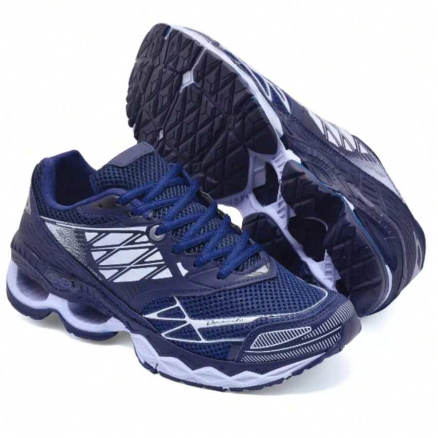 MZN Wave 20 Running Gym Walking And Comfortable Sneakers - Navy Blue - View 1