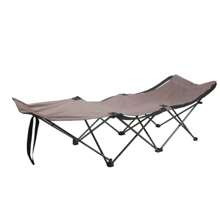 Adult Folding Camping Bed, Beige, 73 In. X 23 In.