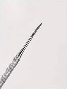 2 pezzi di sollevatore per unghie dei piedi in acciaio inossidabile argento a doppia testina, strumento per rimuovere unghie incarnite e sporcizia, lima per unghie multifunzione, strumenti professionali per pedicure e lima per la bellezza