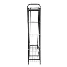 Freestanding Clothing Garment Rack Rolling Clothes Organizer Wardrobe Closet - 1 - View 7