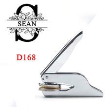 Custom Your Wedding Embosser, Napkin Embosser, Envelope And Invitation Embosser, Personalized Embosser Stamp, Custom Embosser Stamp, Personalized Wedding Embosser, Initials Embosser, Paper Embosser, Monogram Embosser Personalized Initials Embosser Stamp, Monogram Embosser - Silver - View 30