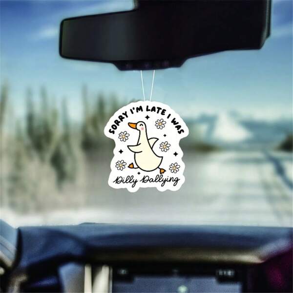 1/3 piezas Ambientadores de coche personalizados creativos - Proporcionan una fragancia duradera en forma de árboles colgantes para vehículos y hogares, y ofrecen decoraciones colgantes para coches