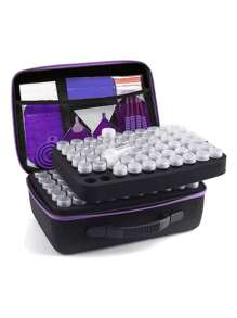 120 Grids DIY Diamond Painting Beads Storage Box Kit Large Capacity Set With Accessories Mosaic Storage Bag, Diamond Embroidery Mosaic Handicraft Tool Set