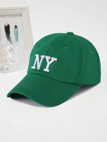 1pc/3pcs Unisex Personalized 3D Embroidery NY Plain Baseball Cap, Breathable Sun Protection, Suitable For Spring/Summer Everyday Wear - A - View 17