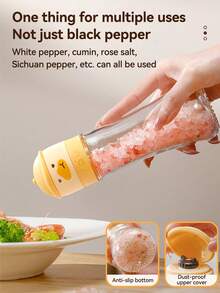 1PC Multi-Functional Kitchen Supplies Spice Tools Pepper Salt Manual Grinder 180ml/200ml,Kitchen Gadgets Gift Ideas - Multicolor - View 3