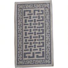 2 Piezas Juego de Alfombras Kilim 60x100 Cm + 50x60 Cm | Tela Tejida Suave y Ligera | Respaldo Antideslizante, Lavable a Máquina | Ideal para Sala de Estar, Cocina, Pasillo, Dormitorio | Hecho en Turquía - Morado - Ver 3