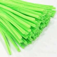 50/100/250 件管道清洁工具工艺,绿色管道清洁器,雪尼尔管道清洁器散装,适用于 DIY 工艺创意项目 - 綠色 - 查看 25