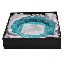 Rocky Patel Luxury Luminoso Ashtray Teal Blue - as pic - View 3