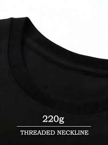 Para hombre,Camisa con Letras "THE BLESSING" y Imagen de Persona-Estilo de Inspiración y Culta,Camiseta casual de cuello redondo y manga corta con estampado,adecuada para uso diario en primavera y verano,unisex - Negro - Ver 3