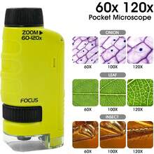 The Miniscope, Mini Portable Microscope, Miniscope Portable Microscope ,Handheld Pocket Microscope For Scientific Experiment - Yellow - View 7