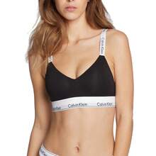 Calvin Klein LGHTLY LINED BRALETTE - Black - View 2