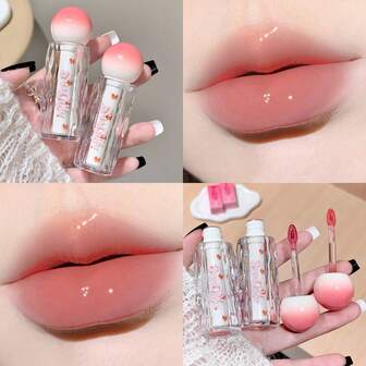 SHAQINUO 光泽透明唇彩，轻盈丝滑，保湿水感，持久显色，易于涂抹，保湿光泽，打造丰满玻璃般的双唇