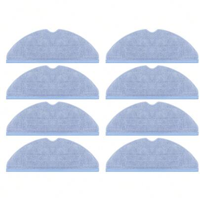 适用于 Roborock 机器人吸尘器 S8 S8+ S8 Pro Ultra /S7 S7 S7+/S7 MaxV/S7 MaxV Plus/S7 MaxV Ultra/S7 Pro Ultra 的替换湿巾拖把布湿巾 Vibrarise 超细纤维替换