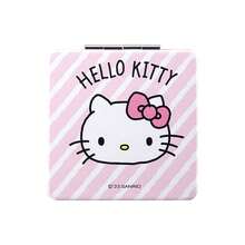 Miniso Portable Makeup Mirror, Foldable Handheld Mirror, Double-Sided, 2X Magnification, Suitable For Outdoor, Makeup, Travel - Pink Stripes - View 11