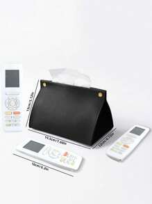 1/2 Pcs Leather Tissue Box Holder, Car Tissue Paper Dispenser