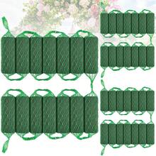 14 Packs Green Floral Foam Garland Flower Sponge Blocks Kit Durable Absorption Flowers Holder Arch Door Tabletop Arrangement For Home Wedding Outdoor Decoration - Green - View 1