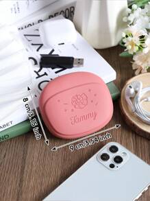 Bolsa de almacenamiento de vacaciones, bolsa de almacenamiento de silicona personalizada con grabado, monedero portátil personalizado, almacenamiento de auriculares, regalo ideal para amigos, familiares y eventos corporativos