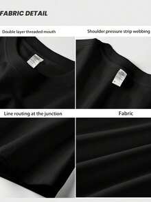 Camiseta Casual de Algodón para Hombre con Estampado de Payaso Vibrante - Manga Corta, Cuello Redondo, Ajuste Relajado, Estilo de Verano, Camiseta de Uso Diario |   Camiseta Gráfica Animada |   Camiseta de Ajuste Cómodo - Negro - Ver 3