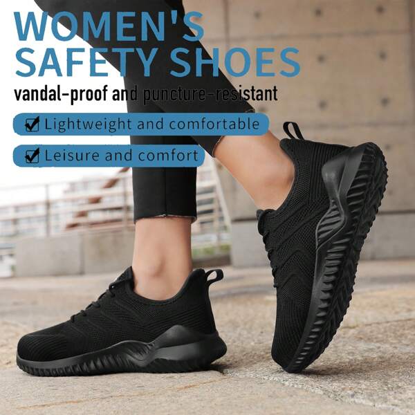 Women's Shoes, Fashionable And Safe, Anti Smashing And Anti Puncture, Construction Site Storage, Women's Protective Shoes