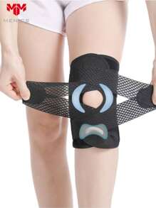 1pc 8th Generation Knee Support Brace With Side Stabilizers, Enhanced Compression, Breathable & Adjustable Knee Sleeve, Non-Electric Device - Effectively Relieve Pain And Discomfort! Ideal For Sports, Fitness And Daily Life!