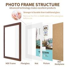 قطعتان إطار خشبي اصطناعي مع لوحة، 30*40سم/A3/A4 إطار صورة خشبي عتيق، كلاسيكي أسود، خشب باهت اللون، بني متروك، خشب مركب عالي الجودة للمعيشة، المكتب، المعرض للتعليق، عرض الفن والتصوير الكبير، إطارات الشهادة A4، حامل مكتبي، هدية فاخرة، ديكور المنزل، أسود، لون الخشب، خشب متلف، رمادي، بني