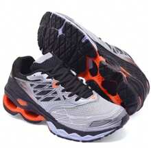 MZN Wave 20 Running Gym Walking And Comfortable Sneakers - Bạc/Cam - Xem 1