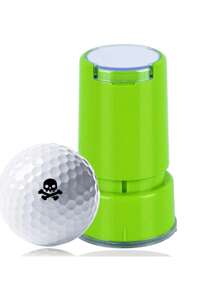 Ulepszone, grube stemple z tworzywa ABS do piłek golfowych, wielokrotnego użytku markery do piłek golfowych, akcesoria golfowe z samotuszującymi i szybkoschnącymi stemplami zapewniającymi wyraźne, trwałe nadruki