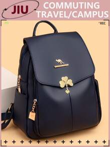 Diebstahlsicherer Rucksack aus Kunstleder für Frauen, multifunktionale modische Tasche für den Tag, leichte Reise-Tasche mit vielen Taschen, große Kapazität einfacher Schulranzen, praktische Büchertasche, für Studenten, Reisen, Geschäftsreisen, tägliches Pendeln, Einkaufen, Büro, Date, Outdoor, Geburtstaggeschenk, Feiertagsgeschenk, Rucksack