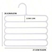 多层防滑裤架，多功能衣柜五层裤架，围巾，领带架，家用 - 彩色 - 查看 2