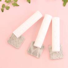 12 件滚轮聚合物粘土切割器、用于制作耳环的压花植物聚合物粘土切割器、耳环粘土切割器、用于制作聚合物粘土首饰的粘土切割器、首饰制作套件