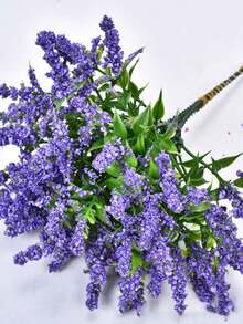 3pcs Artificial Calla Lily Flower Bouquet Potted Plant, Fake Greenery Craft Decor, Faux Plastic Shrub For Wedding, Home, Garden (5 Colors, Mix And Match) - Multicolor - View 9