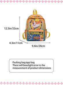 Paw Patrol Schoolbag For Kindergarten Children, 3-4-6 Years Old Backpack, Boy Paw Patrol Cartoon Bag, Lightweight And Large-Capacity Backpack, School Supplies, School Backpack, School Bag, Backpack For School, Back To School Backpack, School Bookbag, Back To School Bags, Waterproof, Portable, Classic Casual, Cute, Boys And Men, Perfect For Back To School, First Day Of School, Elementary School, Preppy Backpack For School