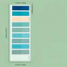 400pcs/200pcs Morandi Color Index Labels, Transparent Sticky Flags, Various Pastel And Vintage Colors, Rectangular Colored Index Cards, Suitable For Office, Study And Gift Wrapping, Organization And Storage