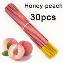 10,04 cala (25,5 cm) ręcznie robione kwiatowe kadzidełka w stylu vintage z bambusa, 12 zapachów popularnych wśród kobiet, czyste z niewielką ilością proszku, odpowiednie do domu, hotelu, studia jogi, długotrwały zapach i oczyszczanie powietrza, 30 sztuk/opakowanie