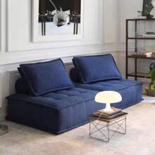 Modular High-Density Foam Vacuum Compressed Sofa For Small Spaces, Customizable Living Room Slouchy Sofa