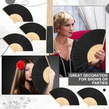 10pcs Customized Folding Hand Fans, Handmade Folding Hand Fans, Personalized Wedding Fans, Church Fans, Party Favors, Wedding Gifts, Bridesmaid Gifts, Multi-Functional, Durable, Ornamental, Reusable, Exquisite, Stylish, High-Quality, Colorful, Modern, Custom, Personalized, Unique, For Valentine's Day, For Mother's Day, For Birthdays, For Father's Day, For Graduation, For Weddings, For Housewarming - Multicolor - View 3