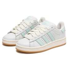 Adidas Originals Zapatillas casuales acolchadas CAMPUS 00s W, zapatos deportivos para fitness, running y uso diario para mujeres - Blanco/Verde menta claro - Ver 3